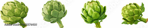 Vibrant Green Artichoke: A Delightful Breakfast Flower
