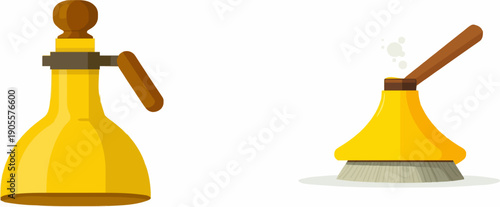 Yellow Bellows of Antique Charm