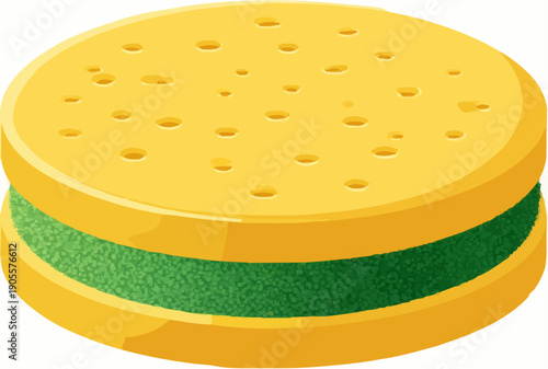 A tantalizing cheeseburger, freshly baked and ready to eat!