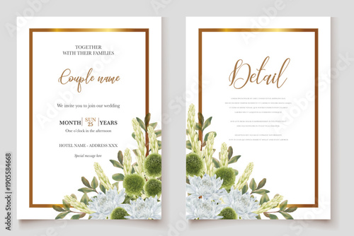 Save the date wedding invitation templates