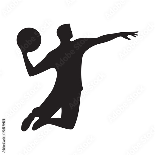 Disc golf throw vector silhouette outline logo design concept illustration 