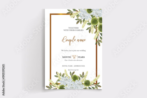 Save the date wedding invitation templates