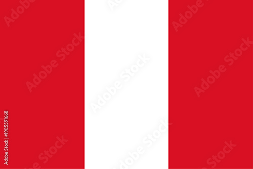 ペルーの国旗 ベクター素材 高画質