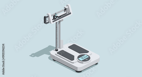 Digital Bathroom Scale with Body Fat Monitor.