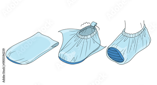 Disposable Shoe Covers for Hygiene Protection.