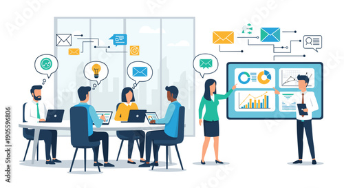 Team Collaboration and Business Presentation.