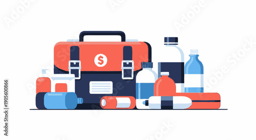 First Aid Kit and Medical Supplies.
