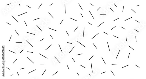 Hand drawn line art set featuring scattered abstract lines for modern graphic design