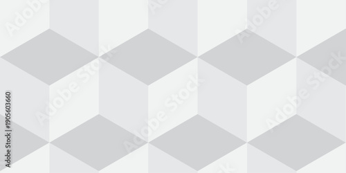 Abstract white cube grid polygon decoration block hexagon geometric texture background. block construction surface cubic wall square creative business texture backgroud.