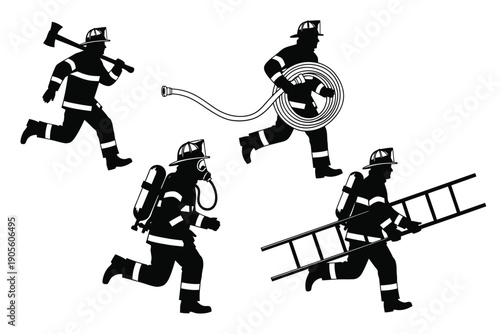 Firefighters in action saving lives with essential tools