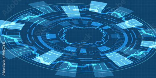 Abstract technology background innovation vector design