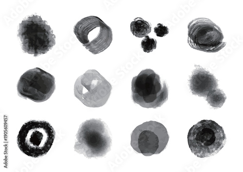 墨　セット　アイコン