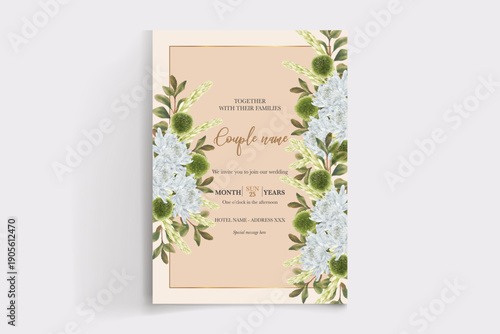 Save the date wedding invitation templates