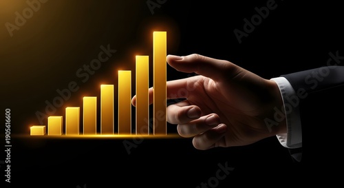 Financial Performance and Business Expansion Growth Concept