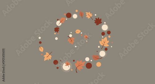 Circular Arrangement of Various Coffee Beans.