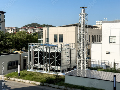Innovative Industrial Energy Solutions: A Modern Facility Showcasing Advanced Technology