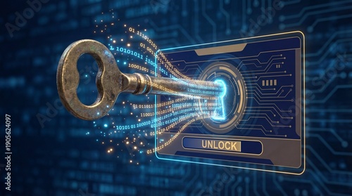 A digital security key unlo...