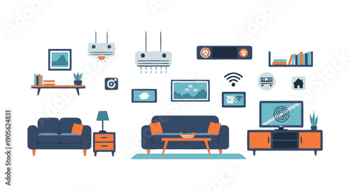 Smart Home Devices and Furniture Collection.