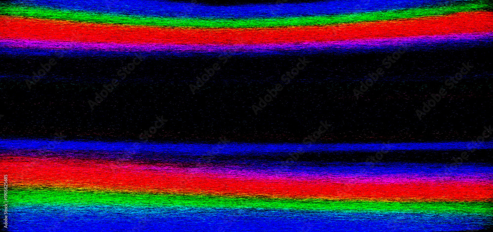 Obraz premium Retro VHS background. Glitch art scan line background. TV scan line monitor for old technology concept. Glitch camera effect