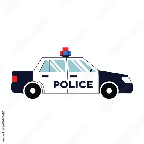 Modern Law Enforcement Vehicle for Public Safety and Security