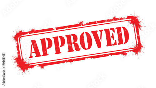 Stamp of Approval: A bold red APPROVED stamp signifies validation and endorsement, highlighting a crucial moment of confirmation.