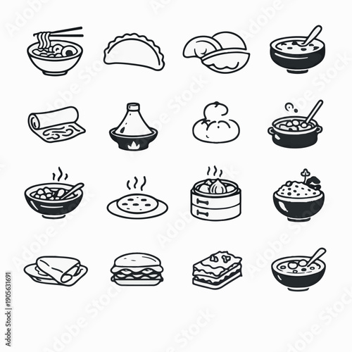 A delicious collection of diverse food dishes