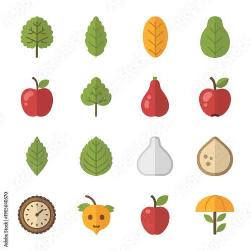 Colorful Collection of Fresh Fruits and Vegetables for Healthy Eating and Nutrition