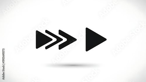 Black Play Buttons on White Background Free Download Black Play Buttons on White Background - GFXLoad