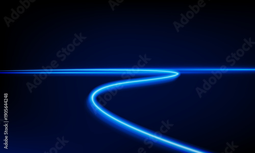 Abstract speed Business Start up launching product with Electric car and city concept Hitech communication concept innovation background,  vector design