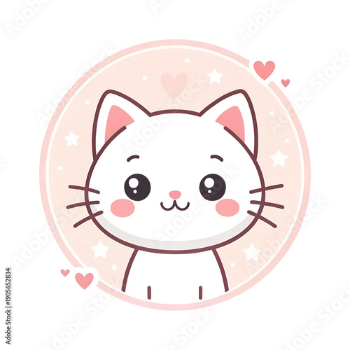 cute white kitten