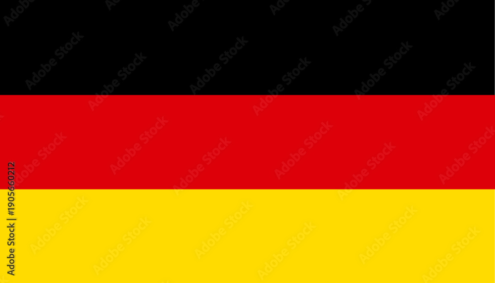 Obraz premium Germany flag. German flag vector