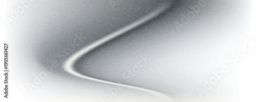 Grainy gradient background, grey black white monochrome abstract noise texture banner backdrop.vector
