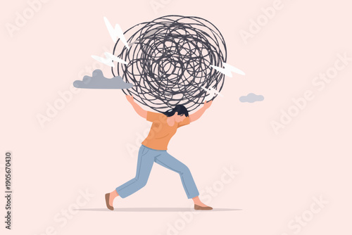 Person Carrying Heavy Burden