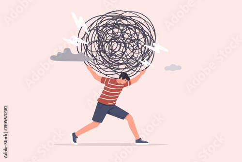 Person Carrying Heavy Burden