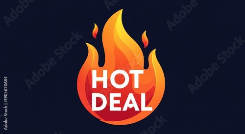 Wallpaper Mural Hot deal flame icon design Torontodigital.ca