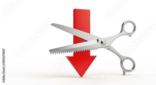 Wallpaper Mural Price cut scissors concept Torontodigital.ca