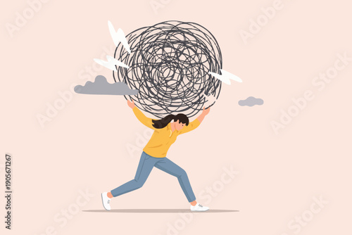 Person Carrying Heavy Burden