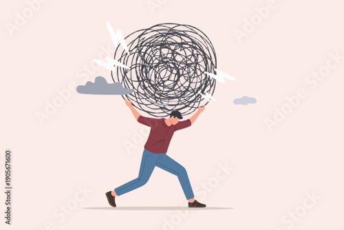 Person Carrying Heavy Burden