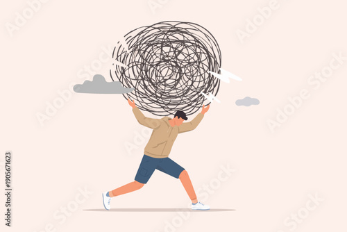 Person Carrying Heavy Burden