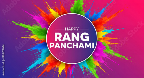 Wallpaper Mural Happy Rang Panchami Festival of Colors Splash Design
 Torontodigital.ca