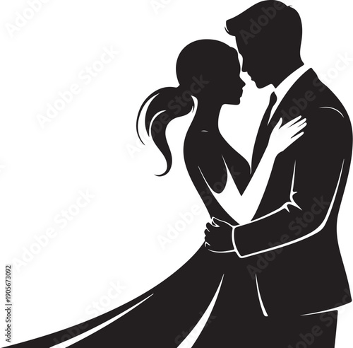 Romantic Proposal Couple SVG 