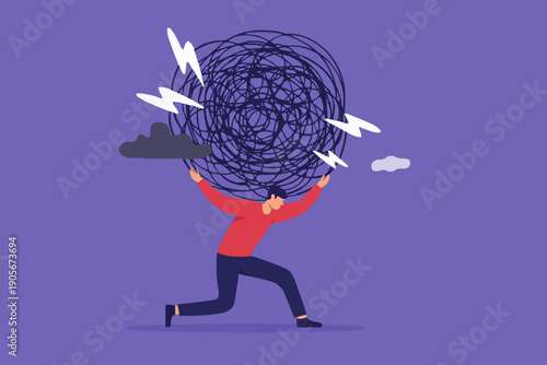 Person Carrying Heavy Burden