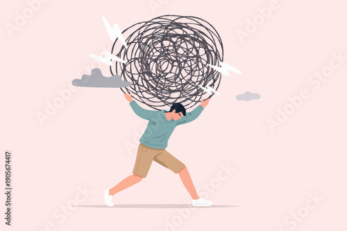 Person Carrying Heavy Burden