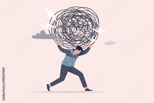 Person Carrying Heavy Burden