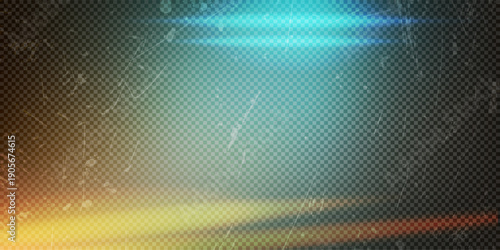 Vintage light leak overlay with film grain texture and retro flare effects for authentic analog photography and old movie atmosphere with light burn gradients