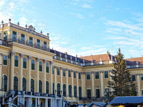 Photography Schonbrunn Palace, the summer residence of the Habsburg dynasty in Vienna, Austr