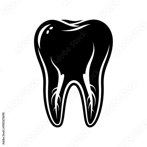 Vector silhouette of a microscope, scientific lab tool, black shape on white background, biology research icon.