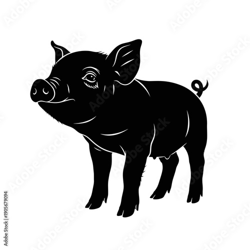 Vector silhouette of a petri dish, bacterial culture, black shape on white background, science lab biology icon.