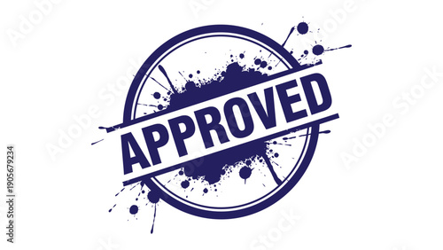 Approval Stamp: An abstract illustration features a bold APPROVED stamp, conveying a clear message of endorsement and validation.