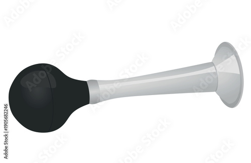 Bicycle air horn. vector illustration